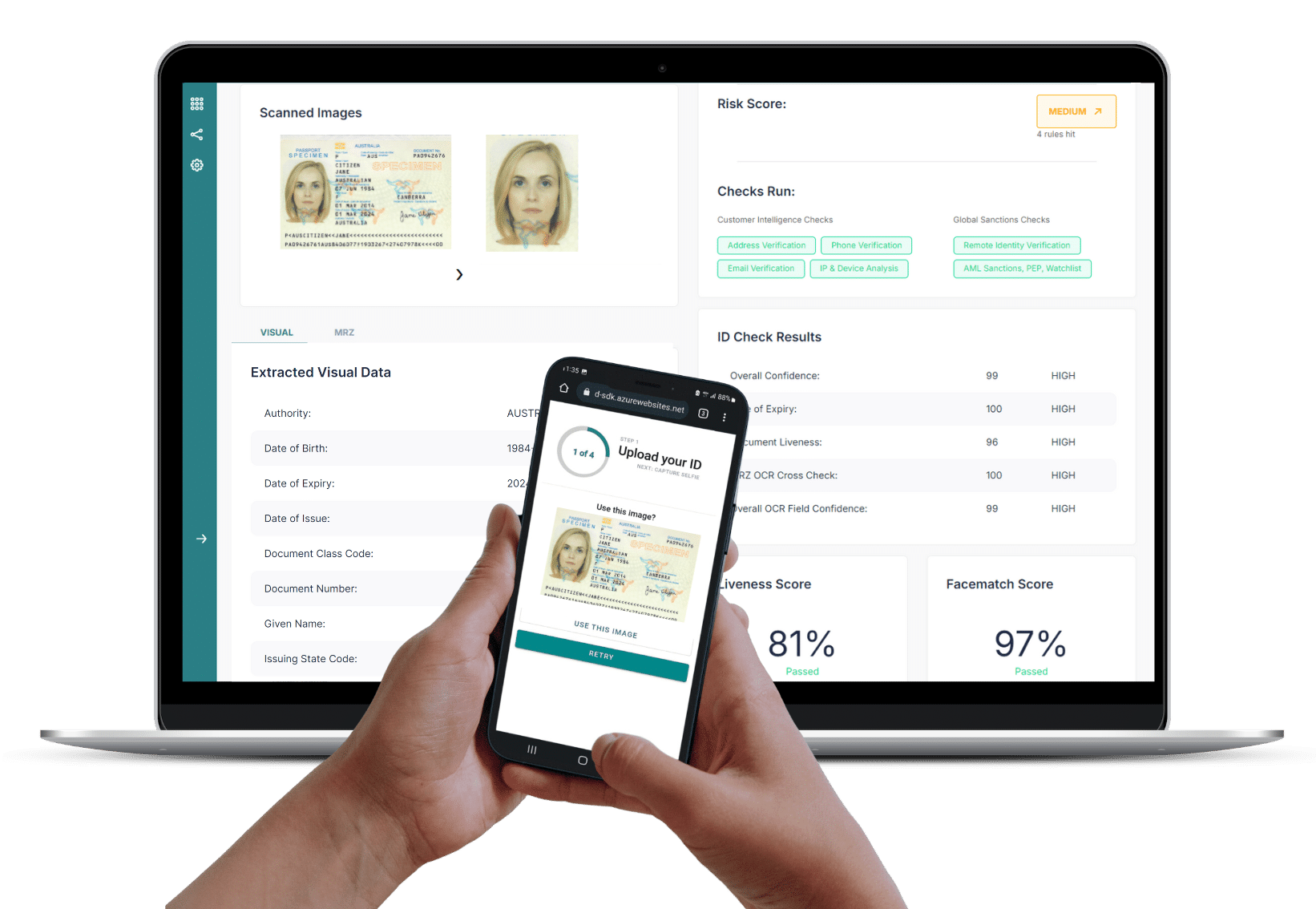 Digital Identity Verification and KYC Compliance from ScreenlyyID